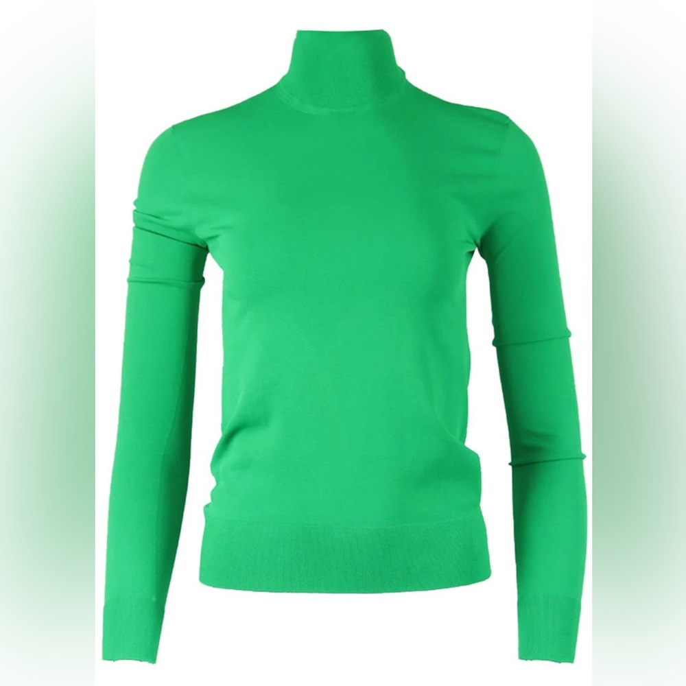 Bottega Veneta “Bottega Green” Turtleneck Sweater